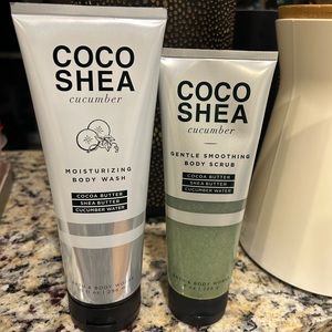 Bath and Body Works Coco Shea Body Scrub and Body Wash
